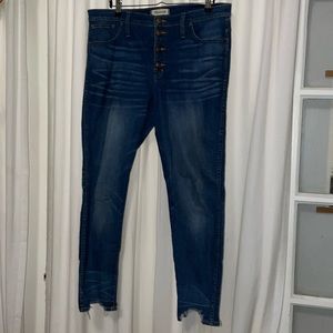 SOLD!! Madewell high rise skinny jeans